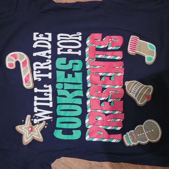 Christmas long sleeve shirt Sz 4 - Picture 2 of 3